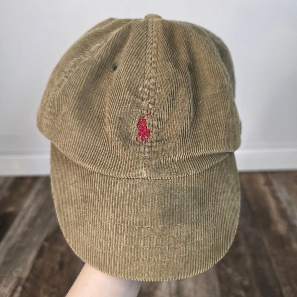 Polo Ralph Lauren Corduroy Ball Cap Pony Boys Size